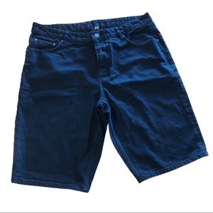 ASOS Men’s Black Denim Shorts.